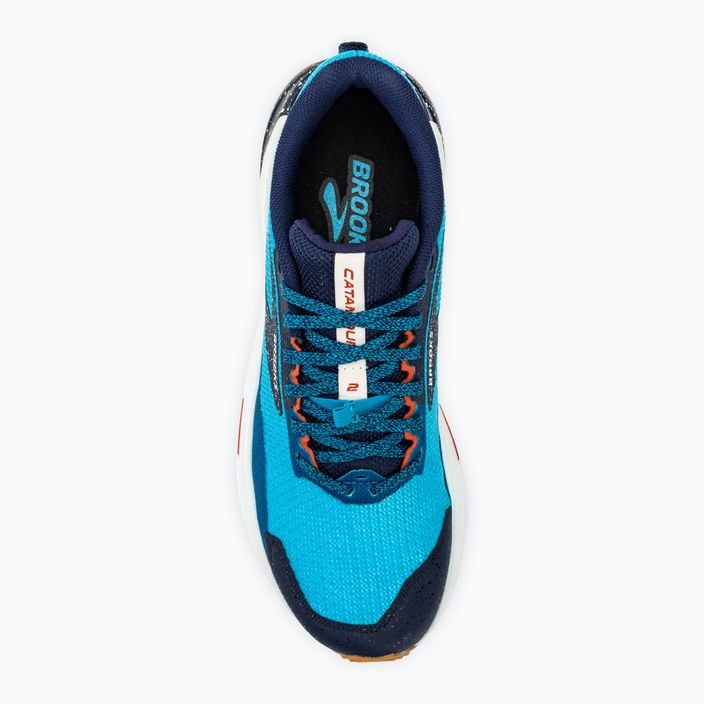 Brooks Catamount 2 men's running shoes peacoat/atomic blue/roobios 5