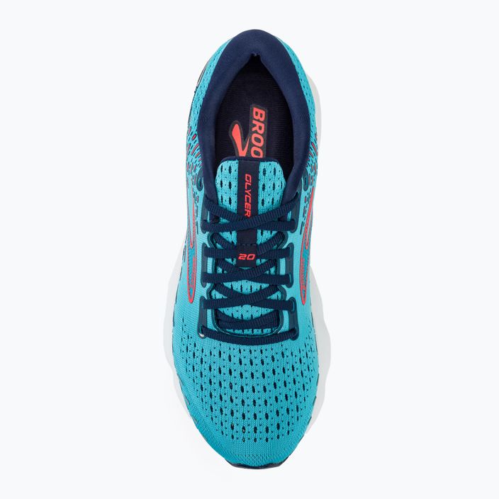 Men's running shoes Brooks Glycerin 20 blue/black/yellow 5