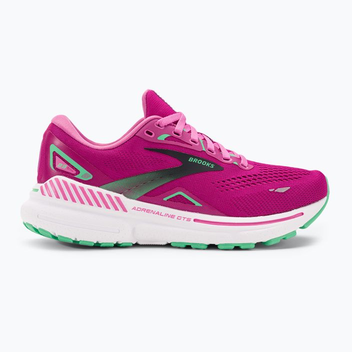 Women's running shoes Brooks Adrenaline GTS 23 pink/festival fuchsia/black 2
