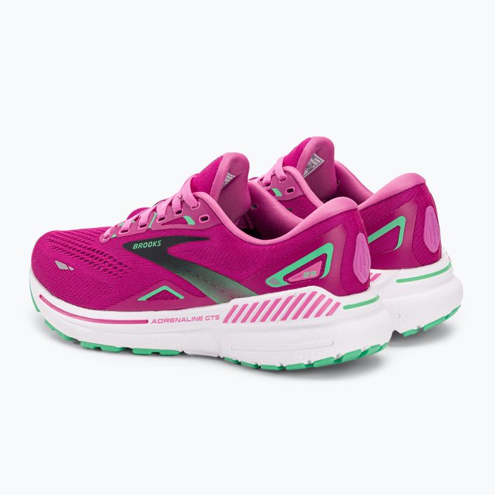 Women's running shoes Brooks Adrenaline GTS 23 pink/festival fuchsia/black 3
