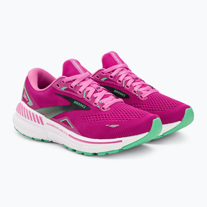 Women's running shoes Brooks Adrenaline GTS 23 pink/festival fuchsia/black 4