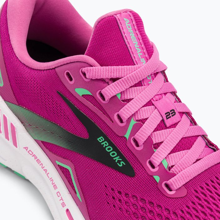 Women's running shoes Brooks Adrenaline GTS 23 pink/festival fuchsia/black 8