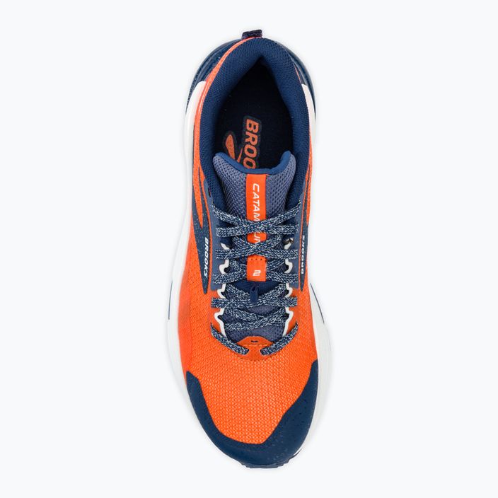 Brooks Catamount 2 men's running shoes firecracker/navy/blue 5