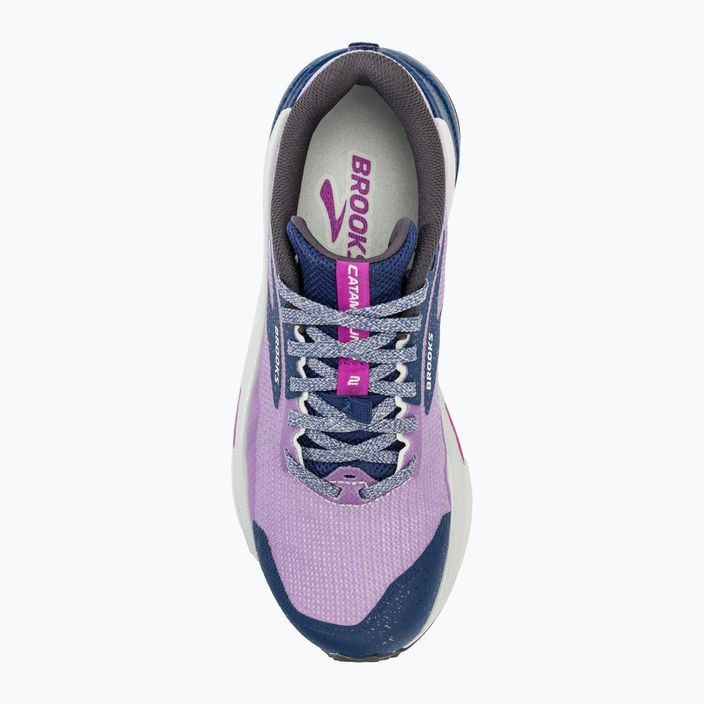 Brooks Catamount 2 women's running shoes violet/navy/oyster 5