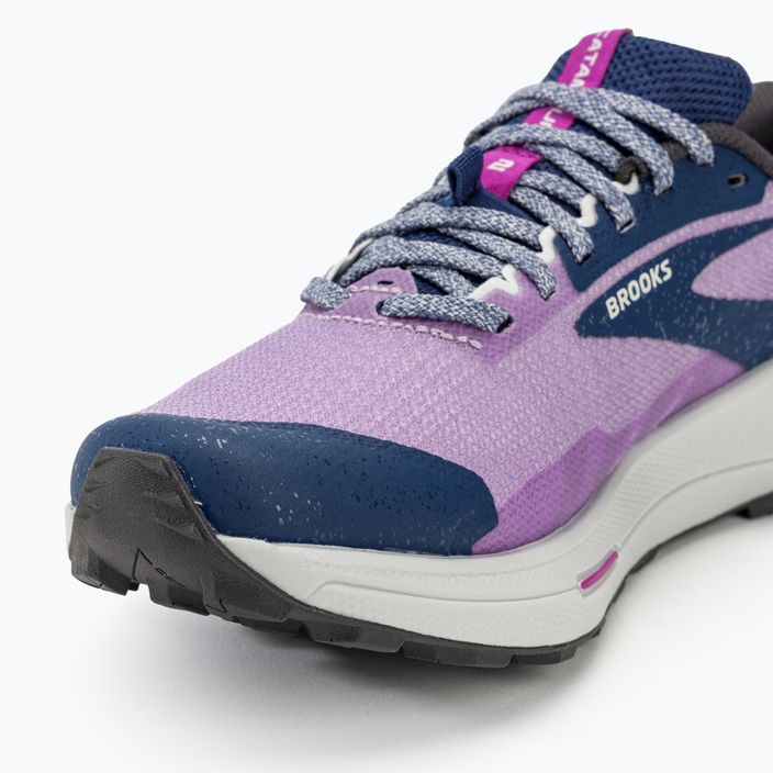 Brooks Catamount 2 women's running shoes violet/navy/oyster 7