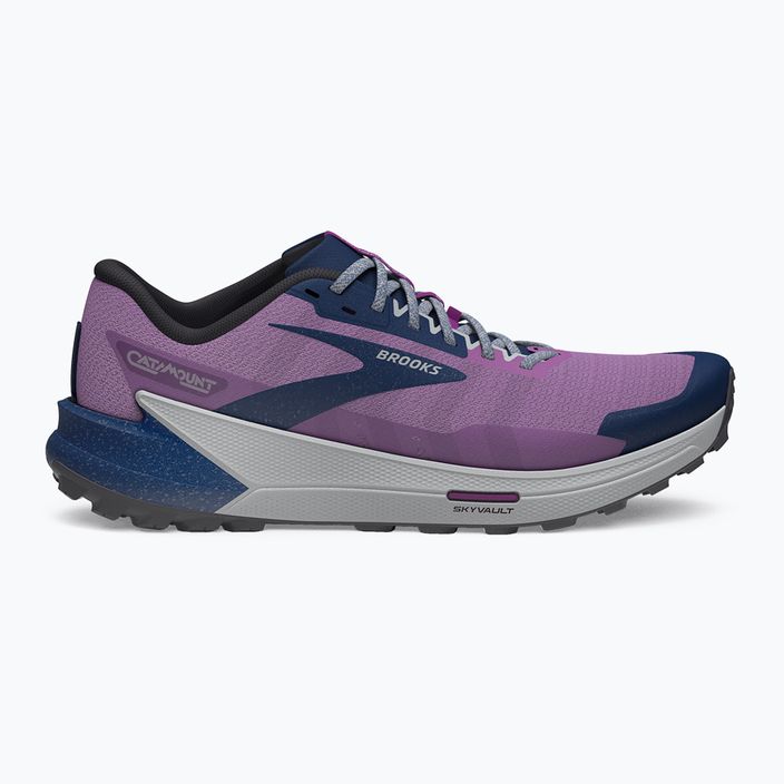 Brooks Catamount 2 women's running shoes violet/navy/oyster 9