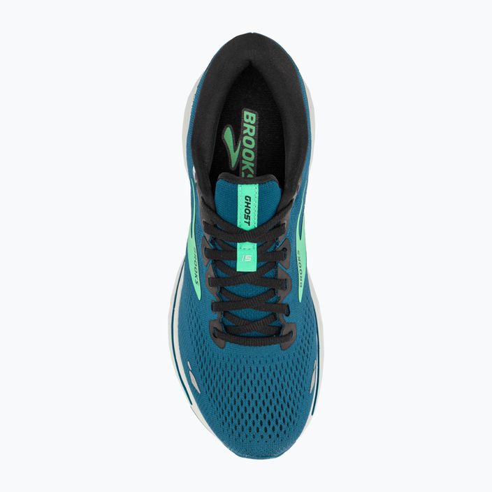 Brooks Ghost 15 men's running shoes morrocan blue/black/spring bud 6