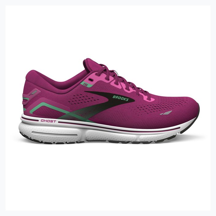 Brooks Ghost 15 women's running shoes pink/festival fuchsia/black 12