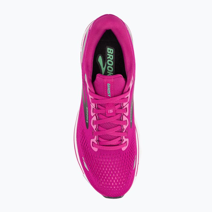 Brooks Ghost 15 women's running shoes pink/festival fuchsia/black 6