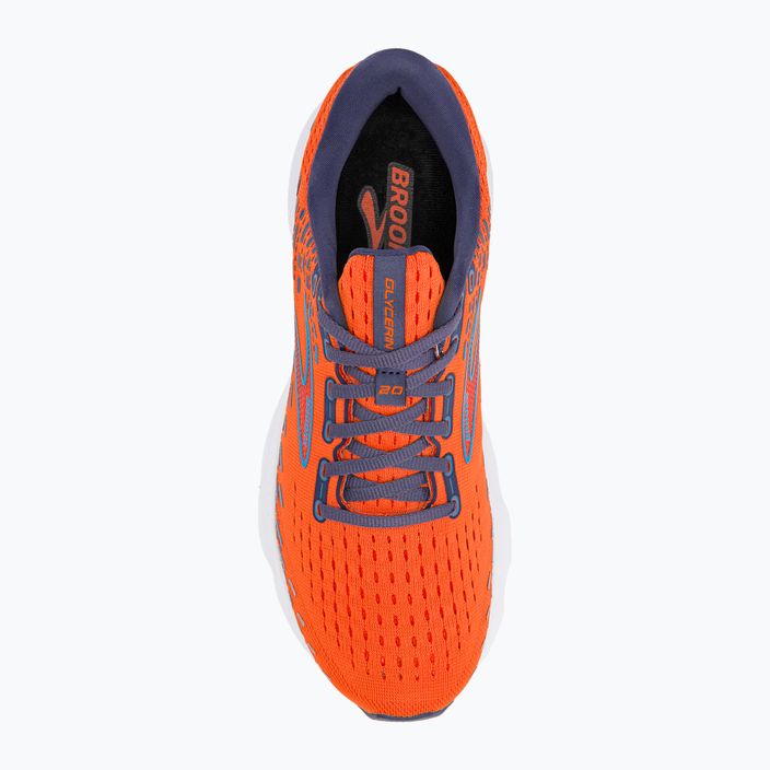 Men's running shoes Brooks Glycerin 20 orange/crown blue/blue 7