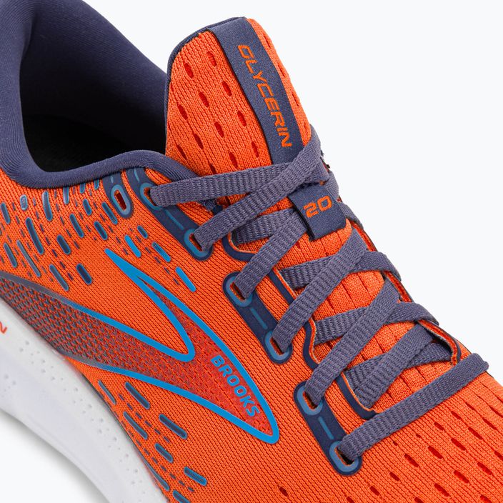 Men's running shoes Brooks Glycerin 20 orange/crown blue/blue 9