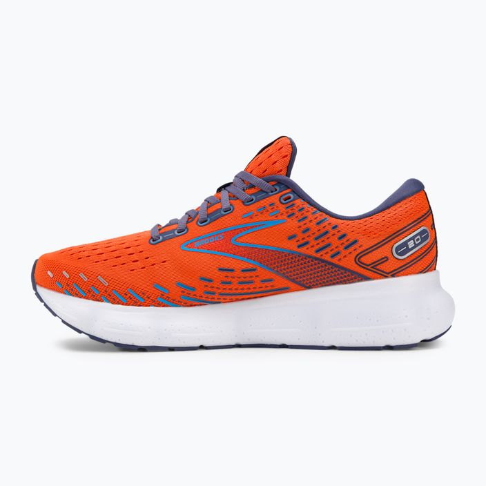 Men's running shoes Brooks Glycerin 20 orange/crown blue/blue 3