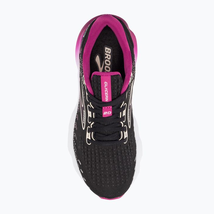 Women's running shoes Brooks Glycerin 20 black/fuchsia/linen 8