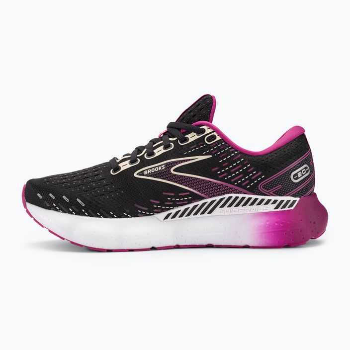Women's running shoes Brooks Glycerin GTS 20 black/fuchsia/linen 3