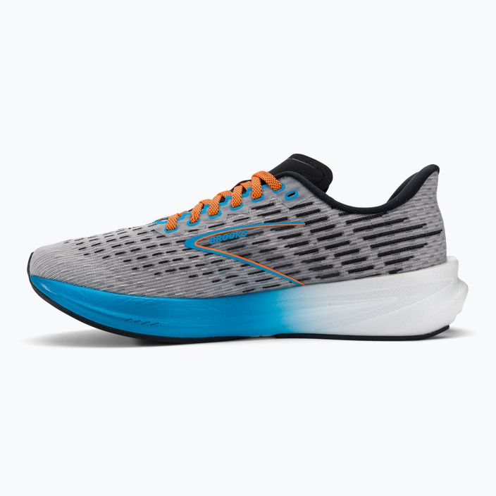 Brooks Hyperion men's running shoes grey/atomic blue/scarlet 10