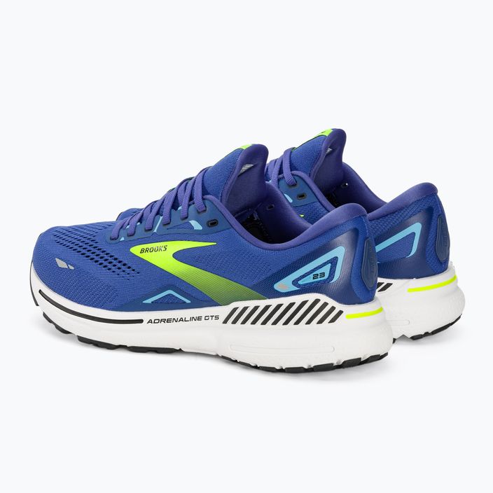 Brooks Adrenaline GTS 23 blue/nightlife/black men's running shoes 3