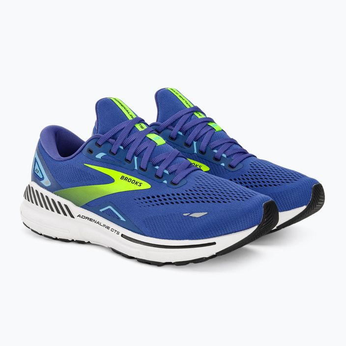 Brooks Adrenaline GTS 23 blue/nightlife/black men's running shoes 4