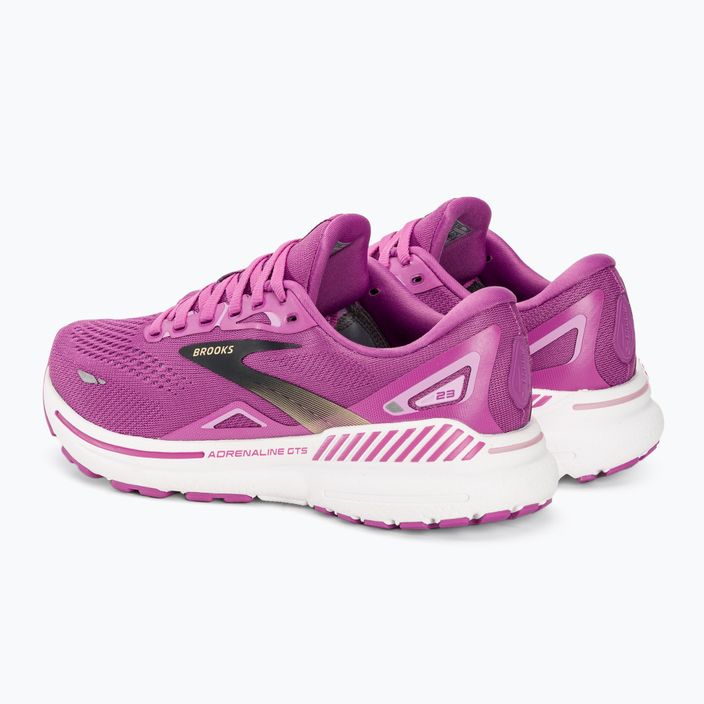 Brooks Adrenaline GTS 23 orchid/black/purple women's running shoes 4