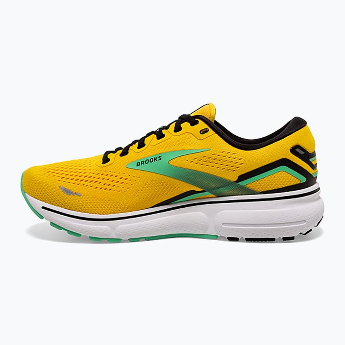 Men's running shoes Brooks Ghost 15 lemon chrome/black/springbud 3