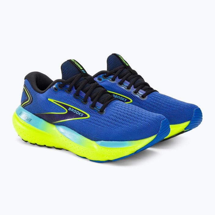 Brooks Glycerin 21 men's running shoes blue/nightlife/black 4