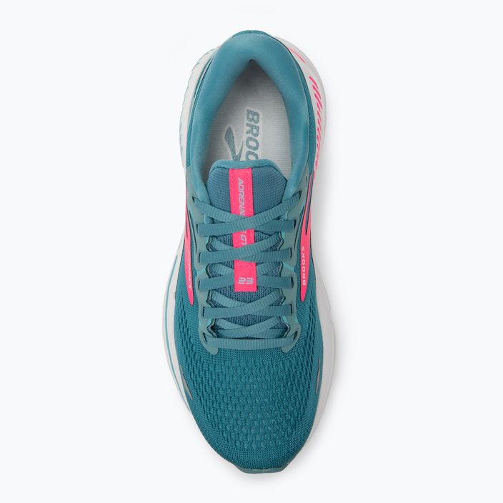 Women's running shoes Brooks Adrenaline GTS 23 storm blue/pink/aqua 5