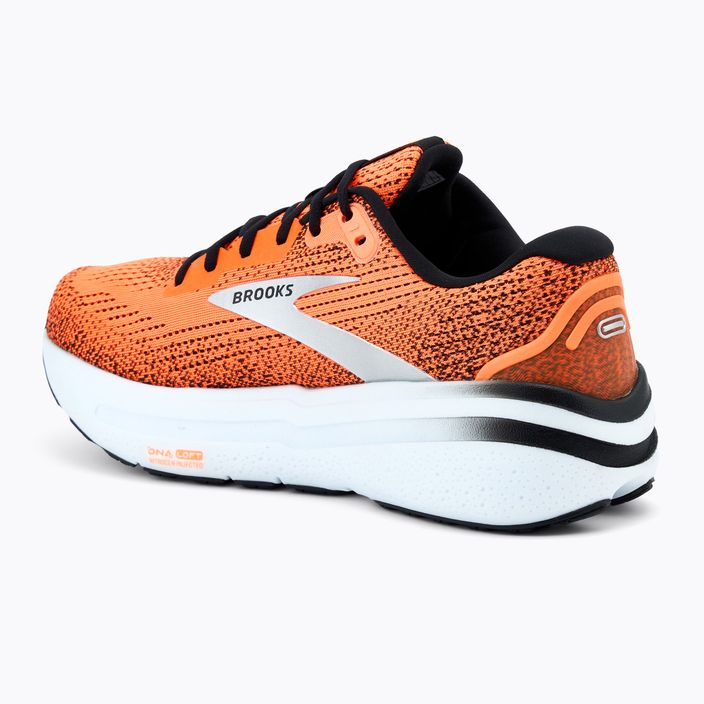 Brooks Ghost Max 2 men's running shoes orange/orange/black 3