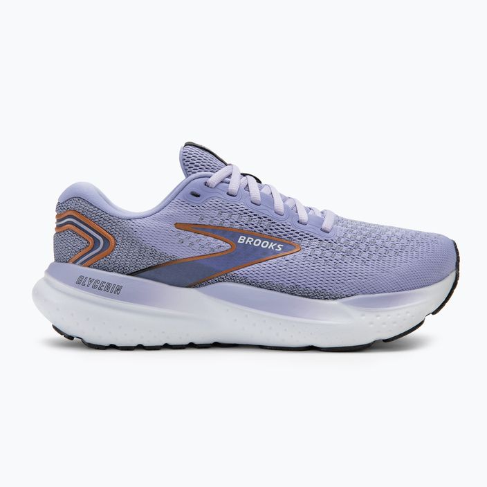 Women's running shoes Brooks Glycerin 21 lavender/black/copper 2