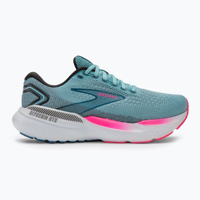 Women's running shoes Brooks Glycerin GTS 21 moroccan blue/aqua/pink 2