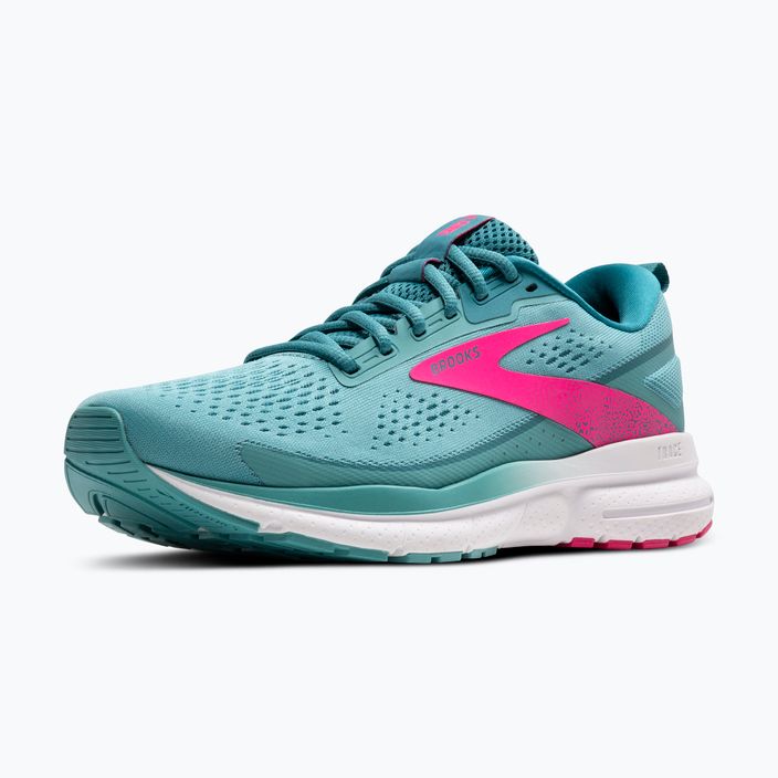 Brooks Trace 3 women's running shoes aqua/storm/pink 11