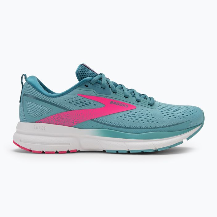 Brooks Trace 3 women's running shoes aqua/storm/pink 2