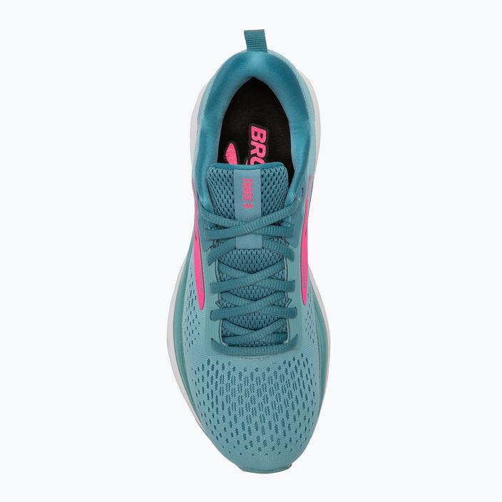 Brooks Trace 3 women's running shoes aqua/storm/pink 5