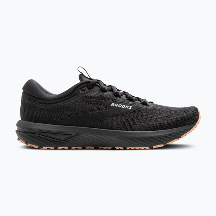 Men's running shoes Brooks Revel 7 black/black 9