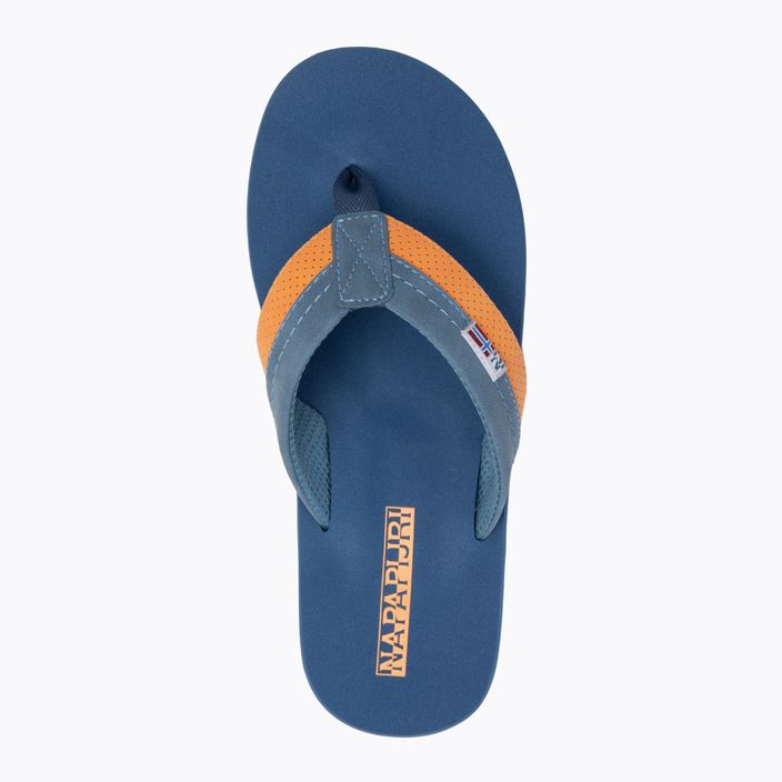 Men's Napapijri NP0A4I8G blue marine flip flops 5