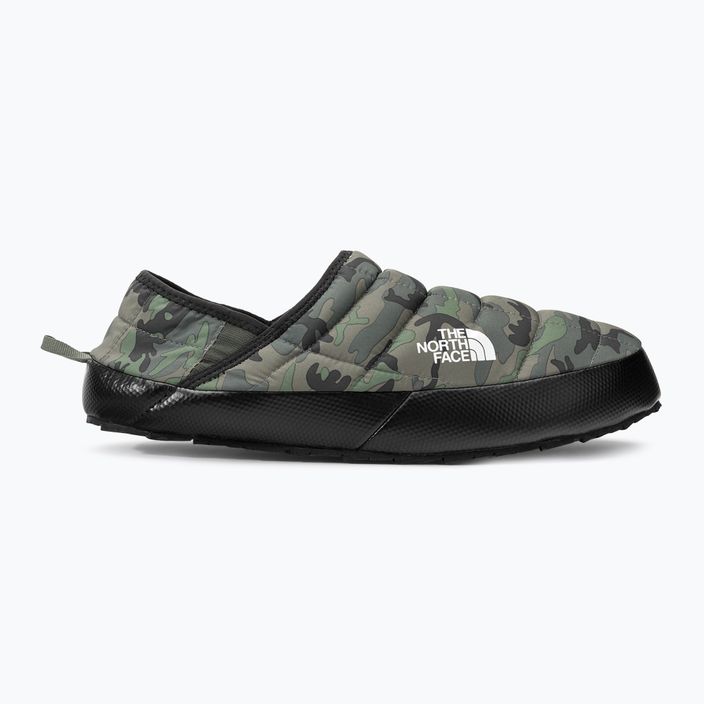 Men's winter slippers The North Face Thermoball Traction Mule V green-black NF0A3UZN33U1 2