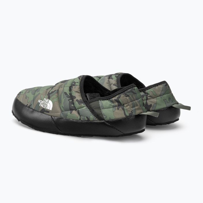 Men's winter slippers The North Face Thermoball Traction Mule V green-black NF0A3UZN33U1 4