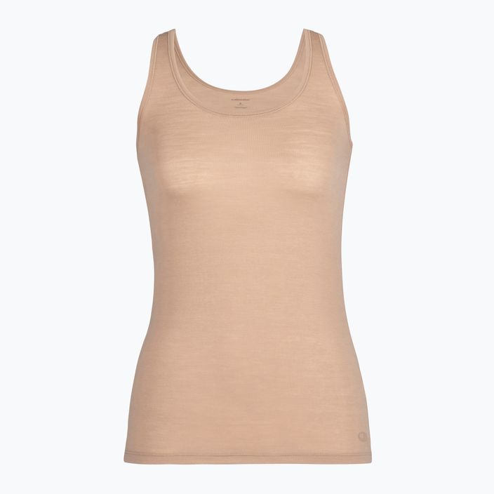 Women's thermal T-shirt icebreaker Siren Tank beige 103213 7