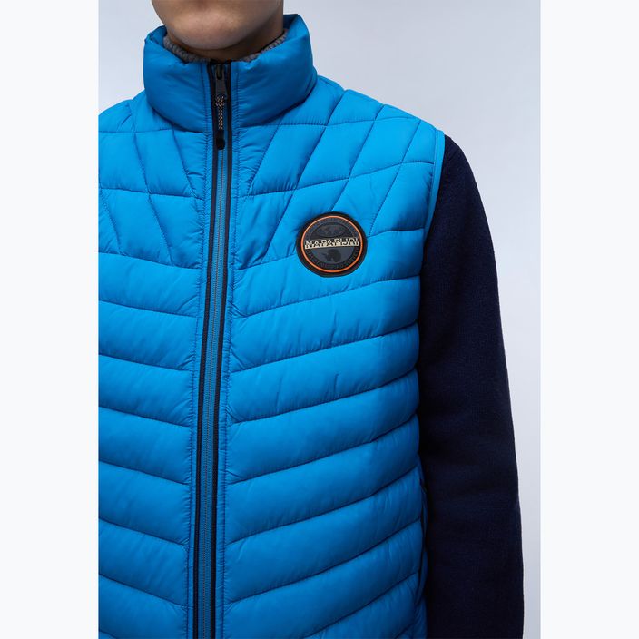 Men's gilet Napapijri A-Lapaz V blue sapphire 4