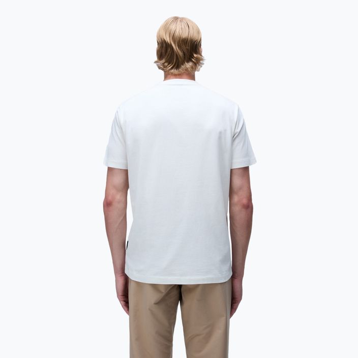 Men's Napapijri S-Box Logo white heron T-shirt 2