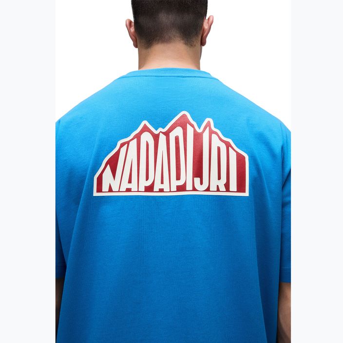 Men's Napapijri S-Linth blue sapphire t-shirt 4