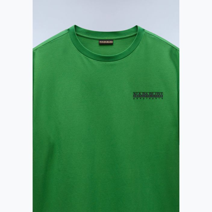 Men's Napapijri S-Linth green kelly t-shirt 7