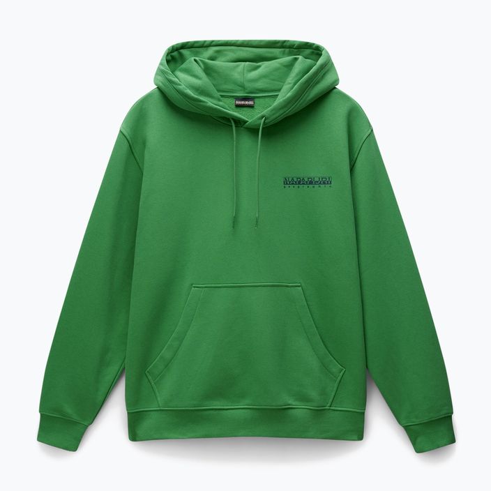 Men's Napapijri B-Linth Hooded sweatshirt green kelly 5