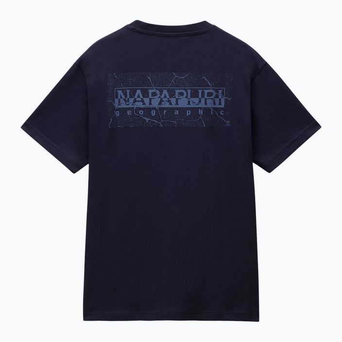 Men's Napapijri S-Albula blu marine T-shirt 6