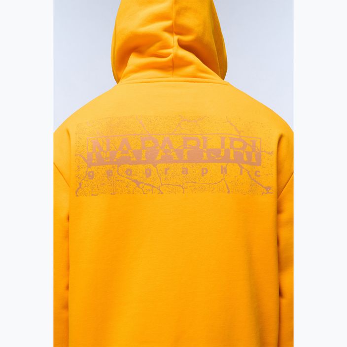 Men's Napapijri B-Albula Hooded sweatshirt orange marigold 5