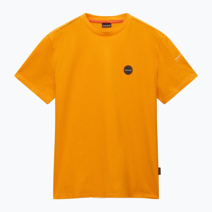 Men's Napapijri S-Badge orange marigold T-shirt 5