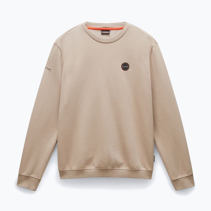 Men's Napapijri B-Badge C beige rocky sweatshirt 6