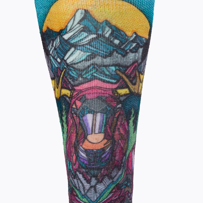 Women's ski socks Smartwool Performance Ski Targeted Cushion Nature Within Print OTC navy blue SW0015640921 4