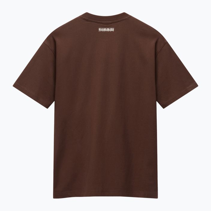 Napapijri women's S-Rhin brown hickory t-shirt 6