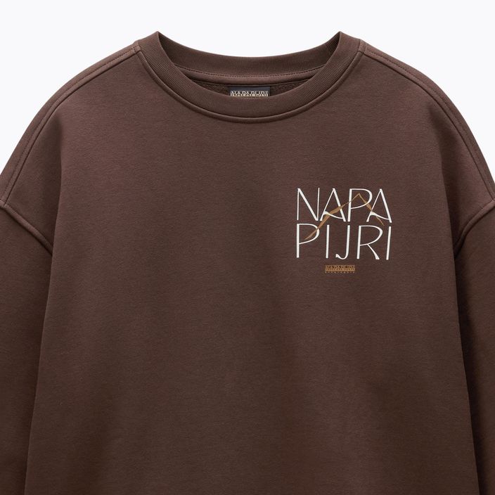 Napapijri women's sweatshirt B-Rhin C brown hickory 7