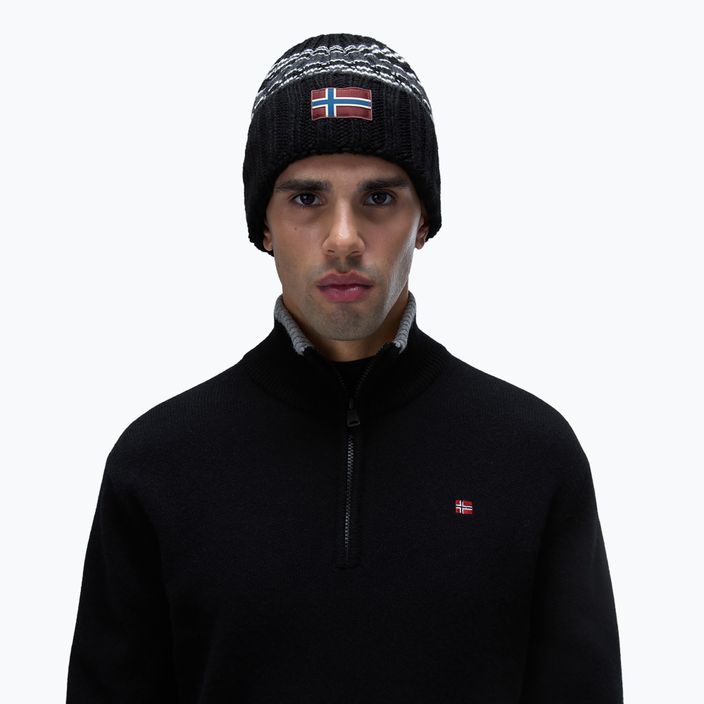 Men's winter beanie Napapijri F-Areuse black 5