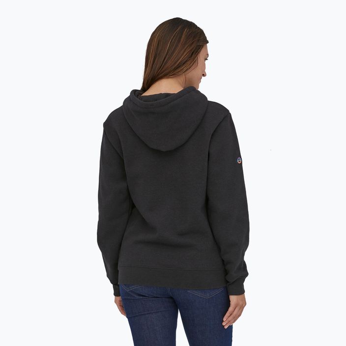 Patagonia Fitz Roy Icon Uprisal Hoody sweatshirt ink black 2